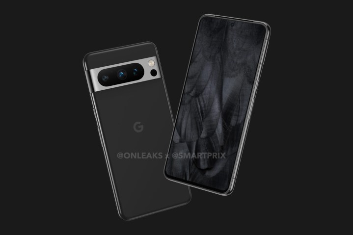 Leaked render of the Pixel 8 Pro.