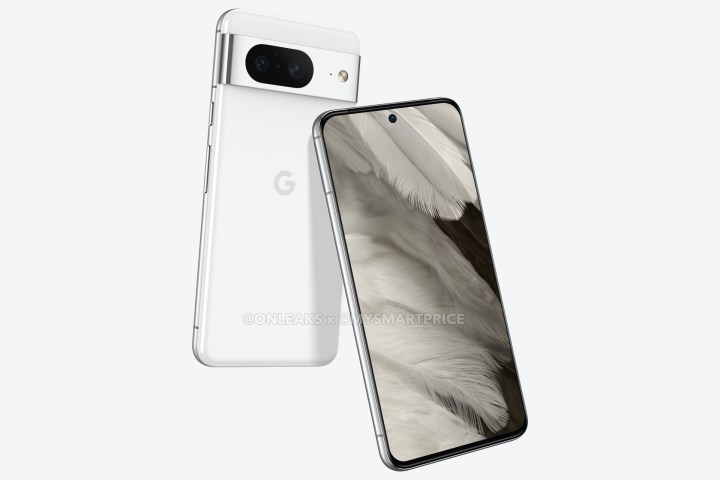 Google Pixel 8 leaked render.