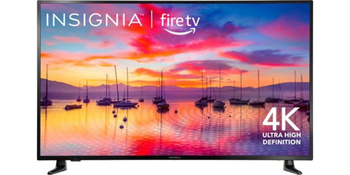 An Insignia 55-inch F30 Series 4K TV facing forward.