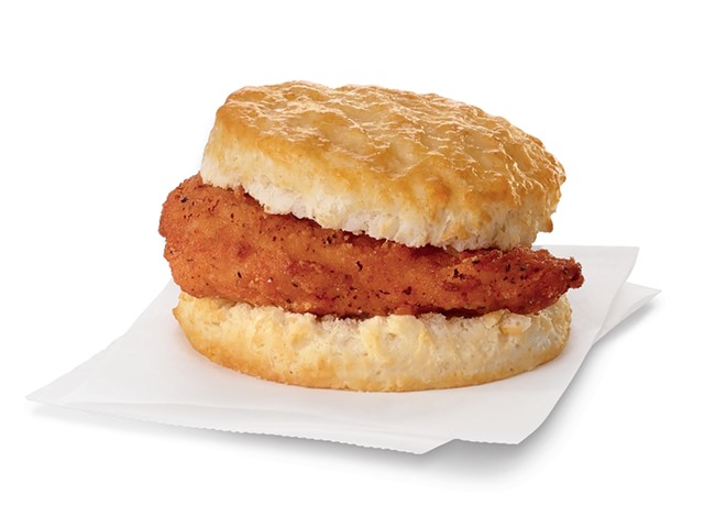 Chick-fil-A is giving away free spicy chicken biscuits this week. - Courtesy Photo / Chick-fil-A