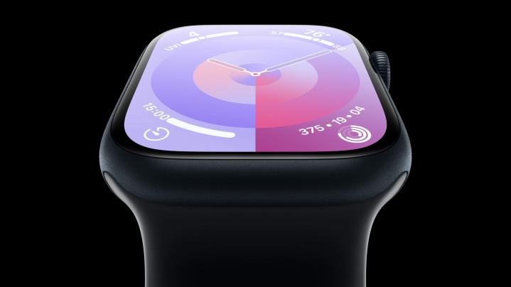 Apple Watch Series 9 at 2000 nits brightness.