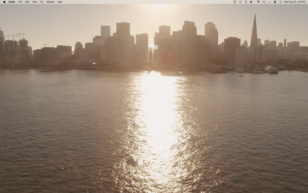 macOS Sonoma wallpaper: San Francisco Skyline