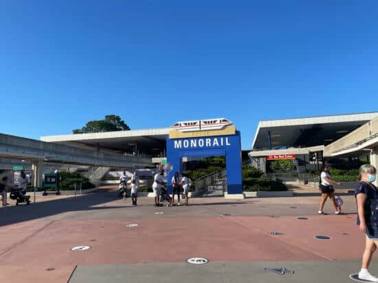 Walt Disney World Transportation and Ticket Center Monorail Entrance.