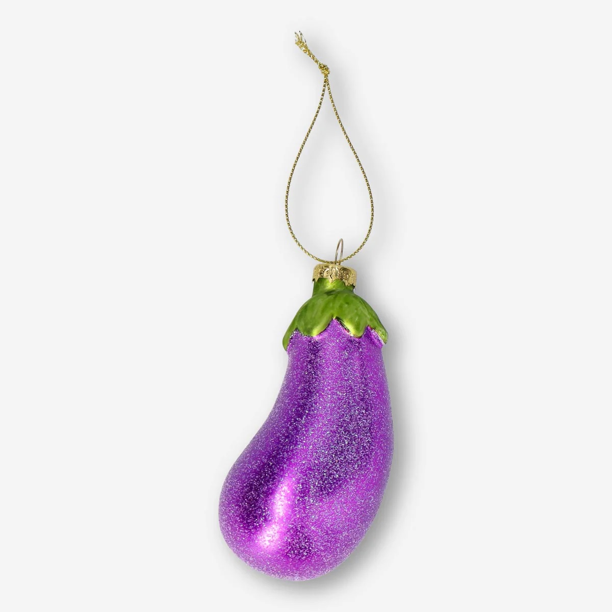 Flying Tiger has some quirky baubles including this aubergine one
