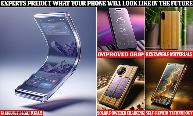 Experts have teamed up with AI imaging tools to predict how your phone may look in the future