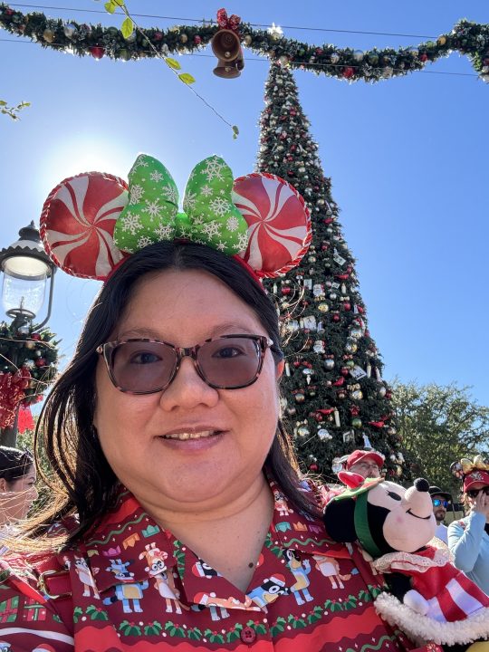 Unedited selfie taken at Disneyland.