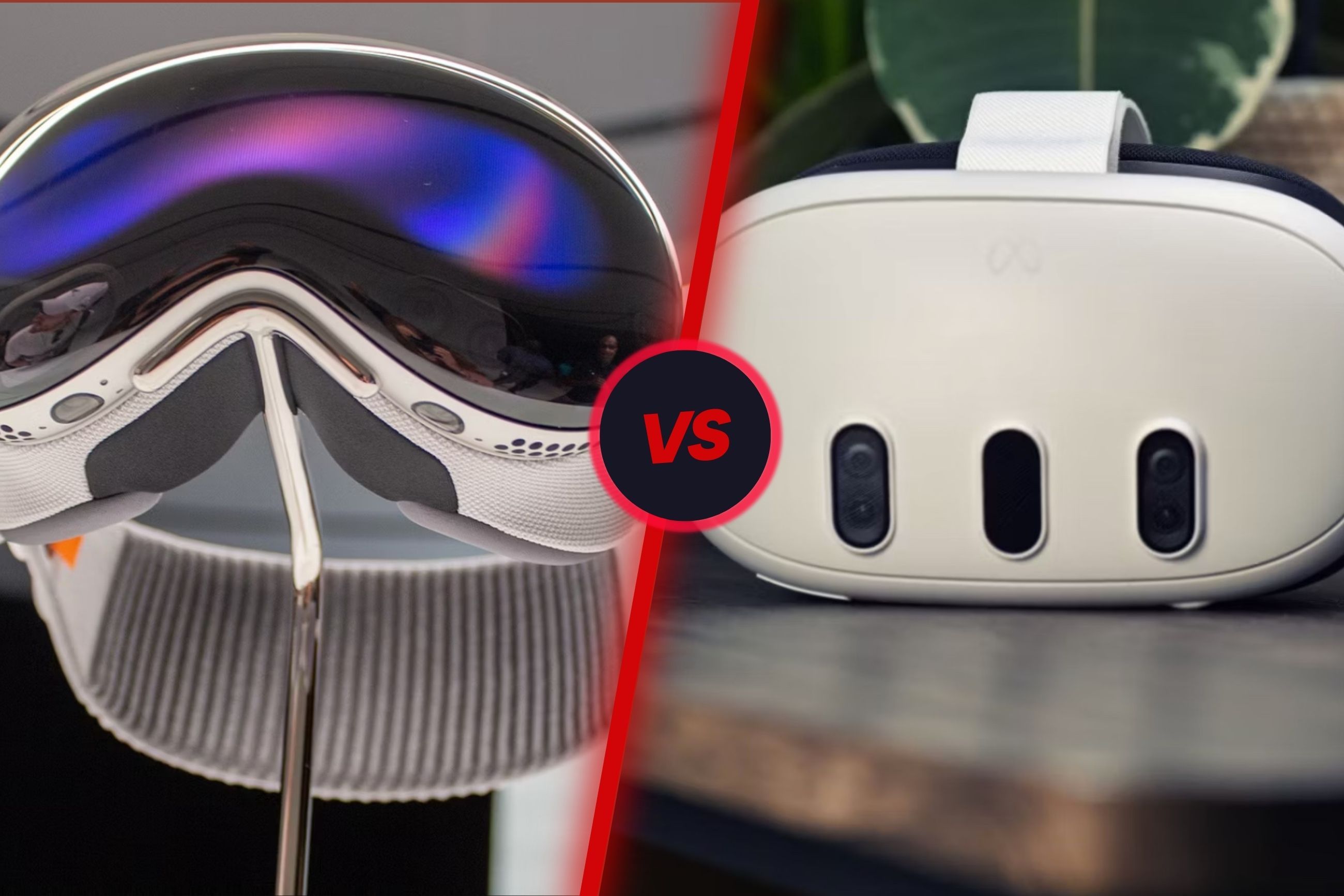 MetaQuest 3 vs. Apple Vision Pro