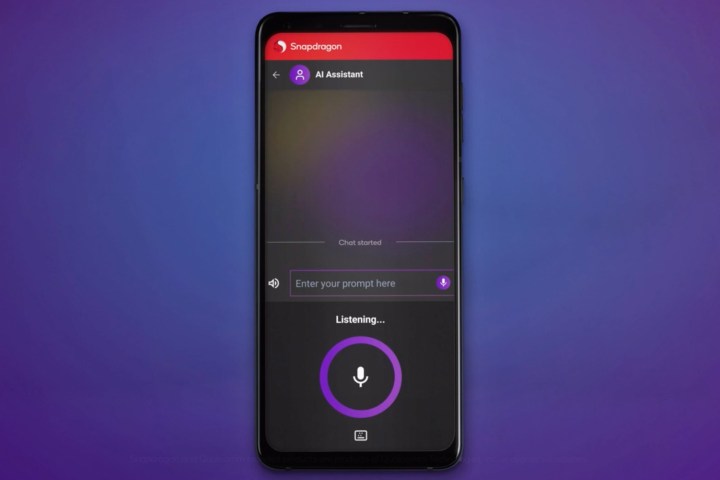 Snapdragon AI Assistant on phones.