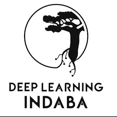 Logo with circle around a tree for Deep Leaning Indaba
