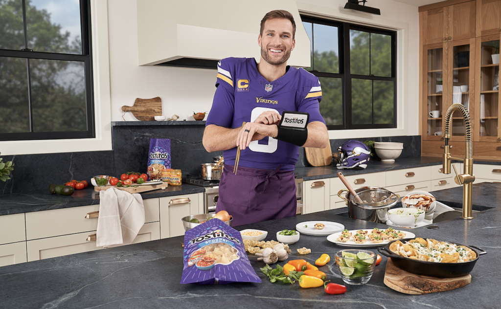 Tostitos brand activation for the Super Bowl.