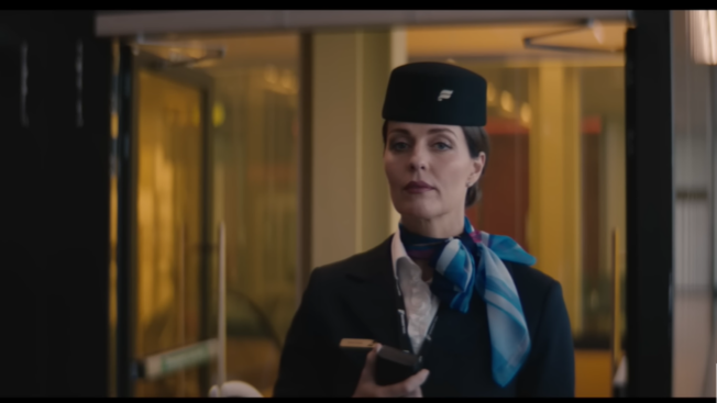 An Icelandair hostess