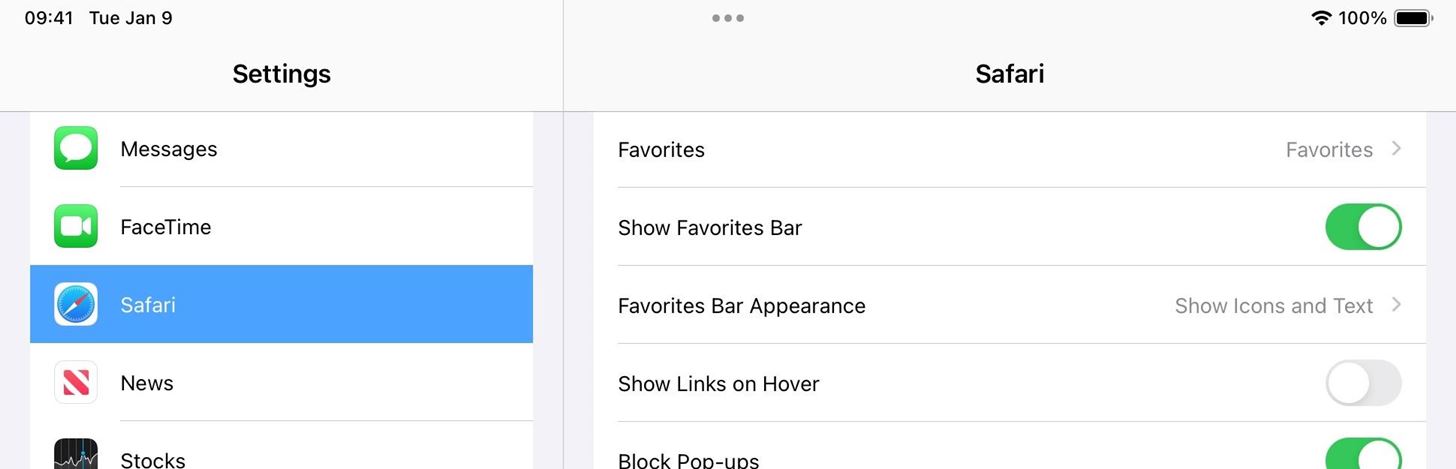 This Hidden Setting Gives Safari's Favorites Bar Better-Looking Shortcuts to Your Most-Used Bookmarks