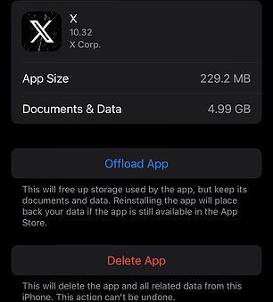 Offloading an app will keep your documents and data associated with it, but remove the app from your phone temporarily.