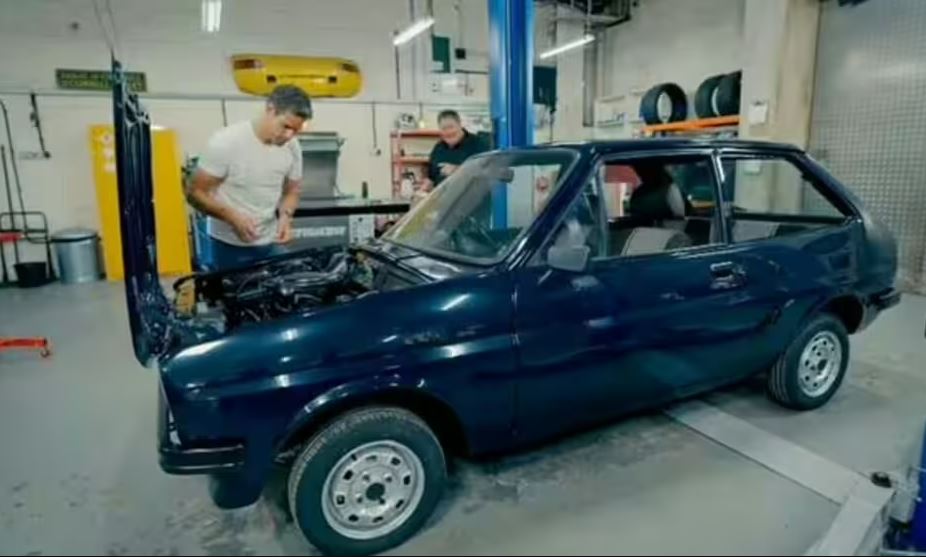 Engineers spent hours fully restoring the iconic hatchback
