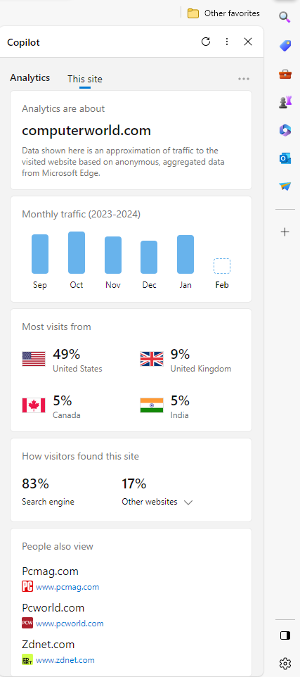 microsoft edge sidebar copilot pane