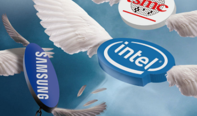 Samsung, Intel, and TSMC are competitors in the semiconductor industry.