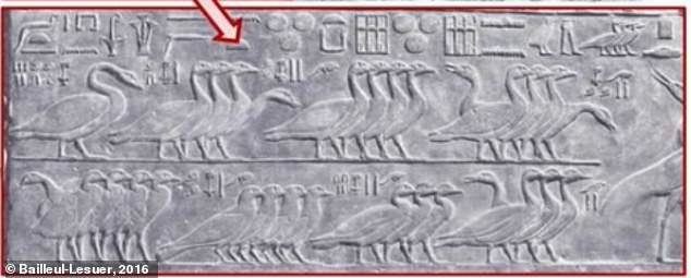 However, inscriptions found inside other burials throughout Egypt suggested the ancient people knew about the toxins. The text included areas were 'forbidden' because of 'evil spirits' (pictured)