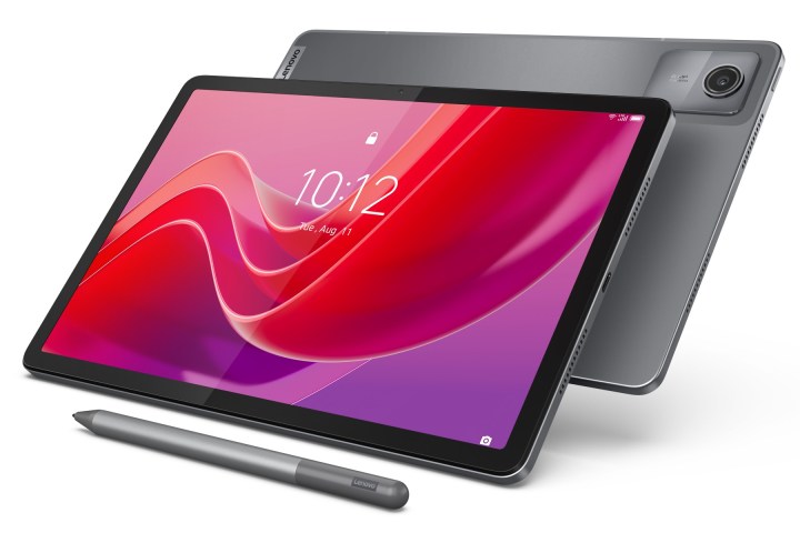 Lenovo Tab M11 tablet with stylus.