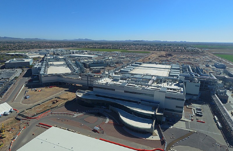 Intel’s newest factory, Fab 42, became fully operational in 2020 on the company’s Ocotillo campus in Chandler, Arizona. 