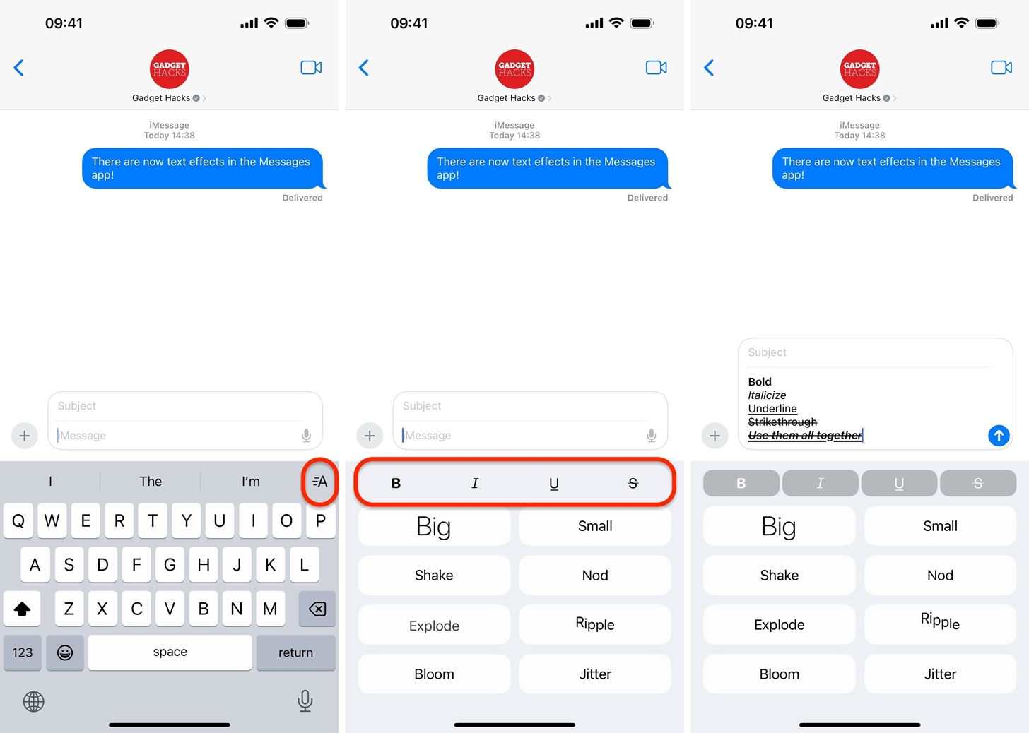 Apple's Messages App Has Some Cool New Text Editing Features and Effects for iMessage — Here's How It Works