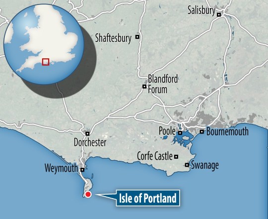 ISLE OF PORTLAND LOCATOR Earl of Abergavenny sank SHAMBLES