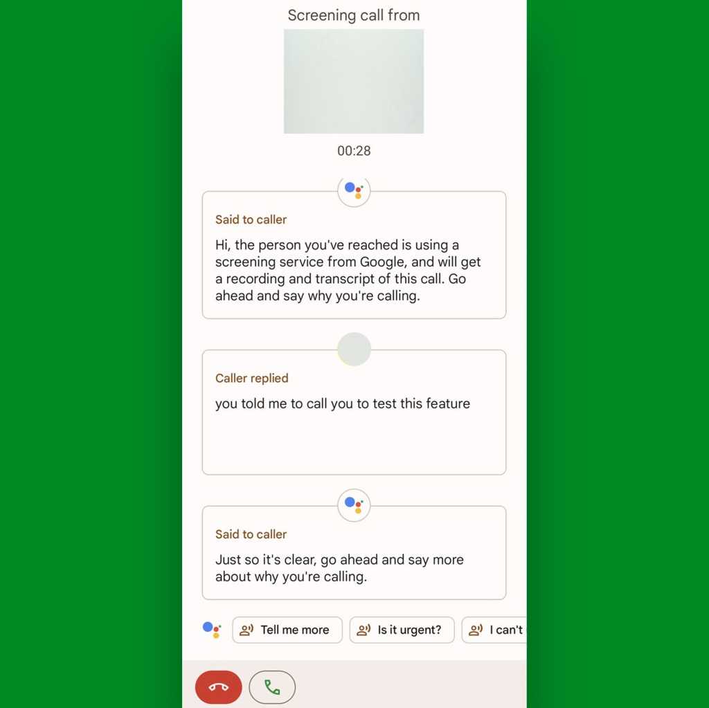 Google Pixel calling features: Call Screen questions