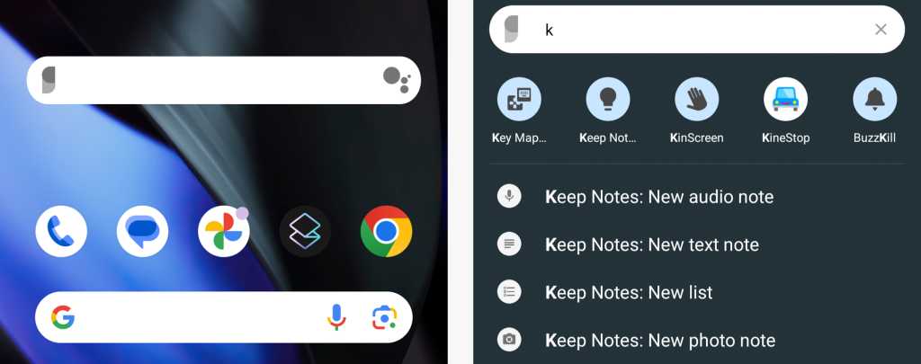 android widgets sesame shortcuts