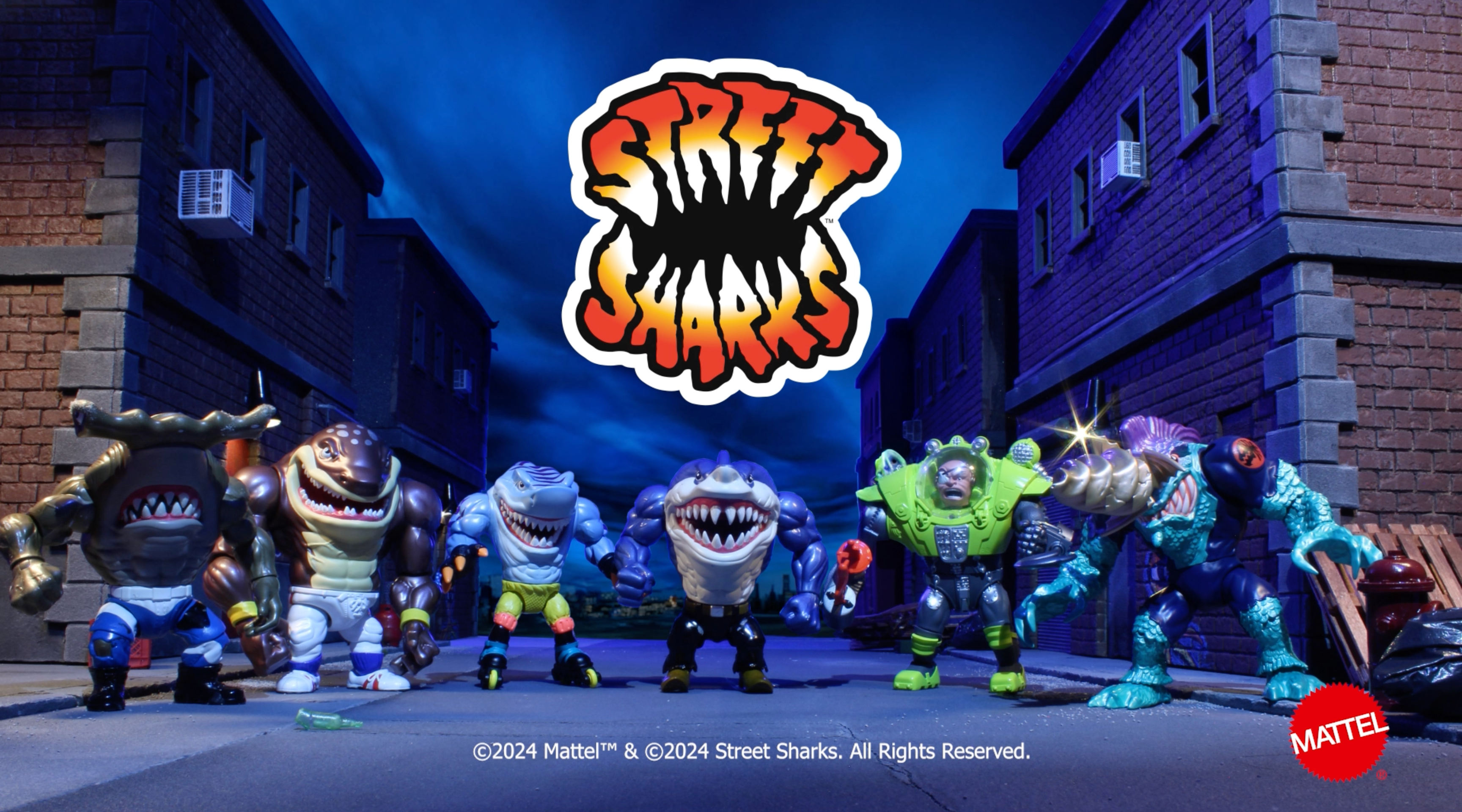 mattel street sharks review