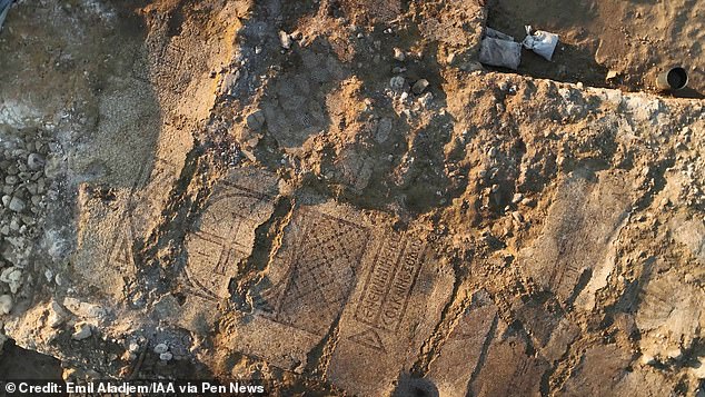 The 'blessing' was one a floor for an ancient building