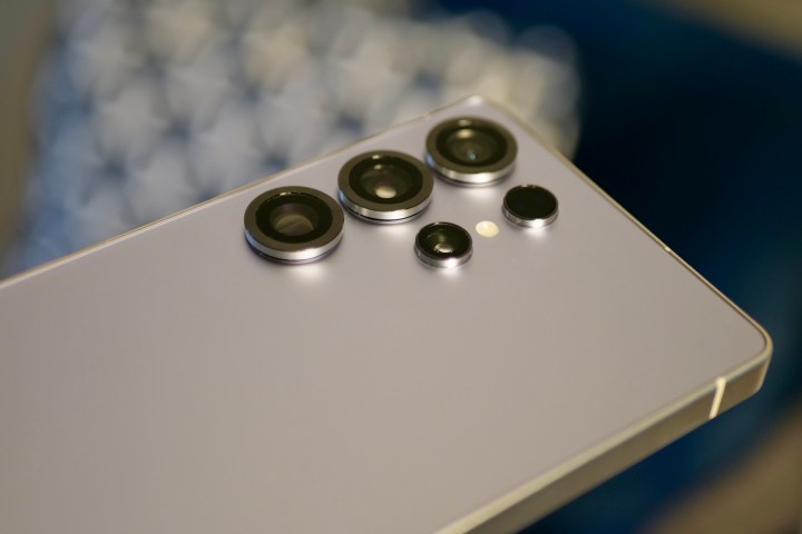 The Samsung Galaxy S25 Ultra's camera.