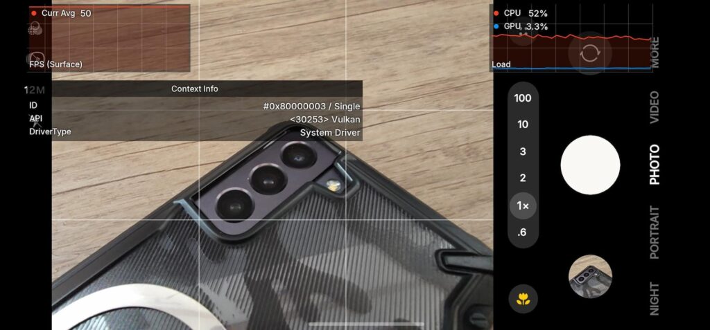 Step-by-Step Guide: Enable Vulkan API on Your Android Phone or Tablet 4 vulkan running on Samsung camera