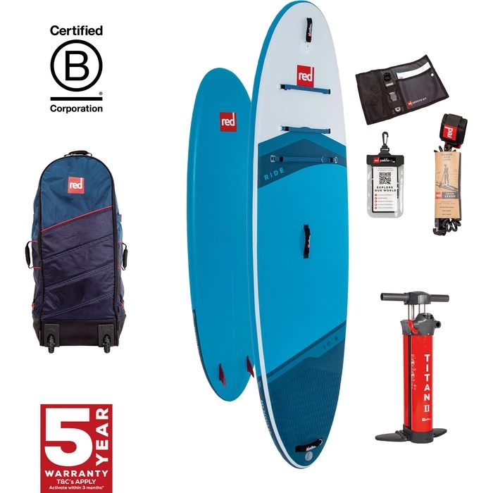 10'6 Ride MSL Inflatable Paddle Board Package.