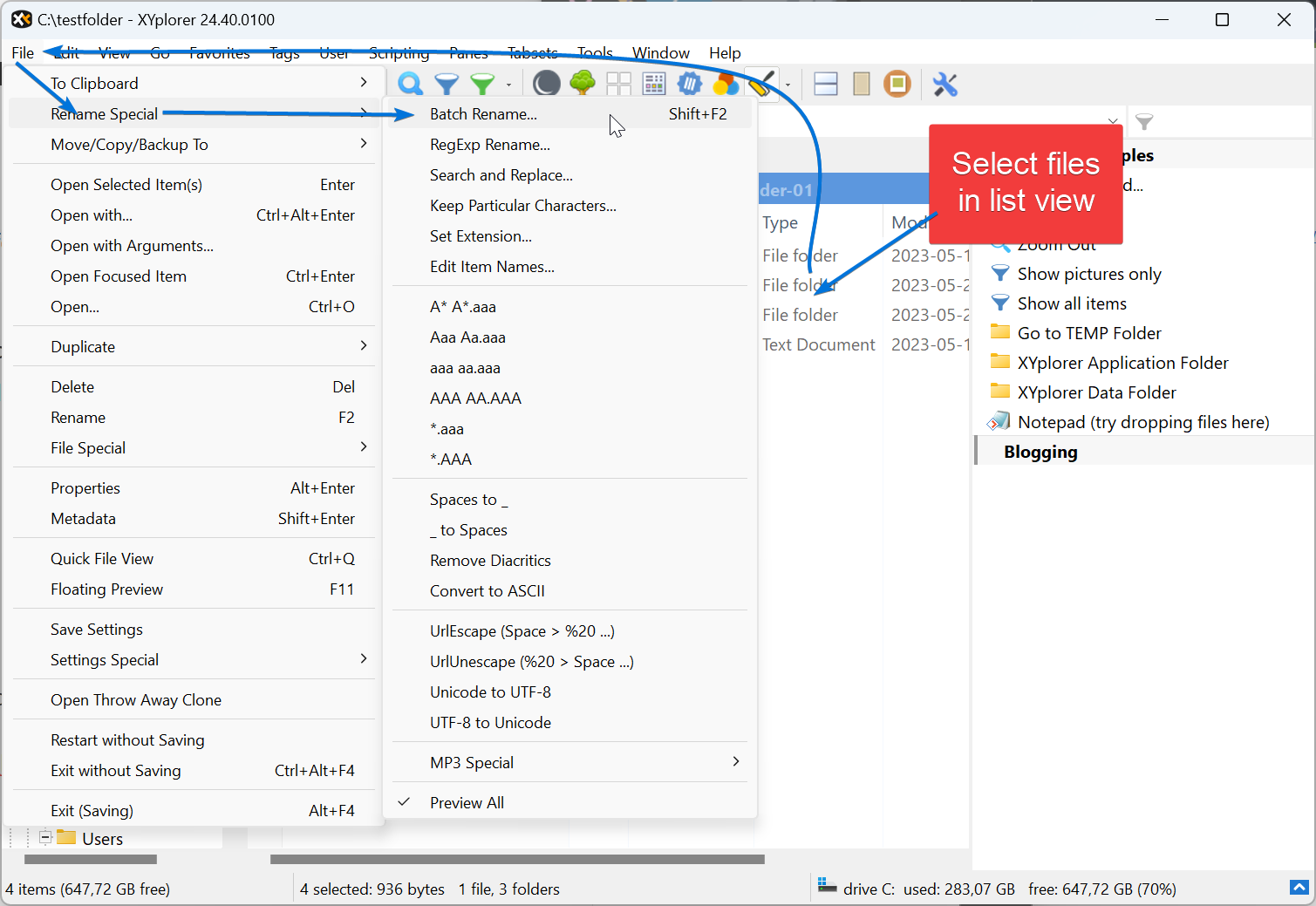 How to batch rename files and folders in XYplorer - techtooler.com