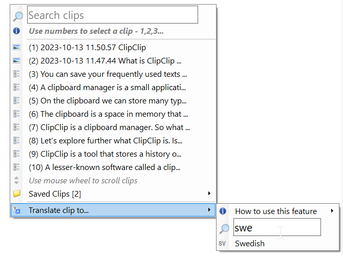 What is ClipClip clipboard manager and how do we use it?