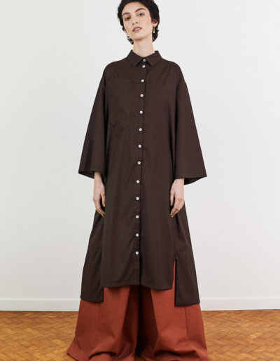 Jade Shirtdress Wool