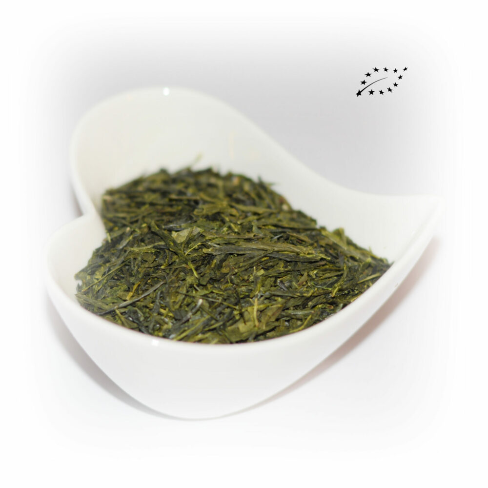 Japan Sencha Uji Bio, Grüner Tee, Ernte 2025, Präfektur Kogashima, Leuchtend-helle Tasse, hocharomatisch – Bild 4