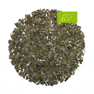 China Gunpowder, Grüner Biotee, Ernte 2025, Provinz: Zhejiang, Geschmack würzig, leicht rauchig