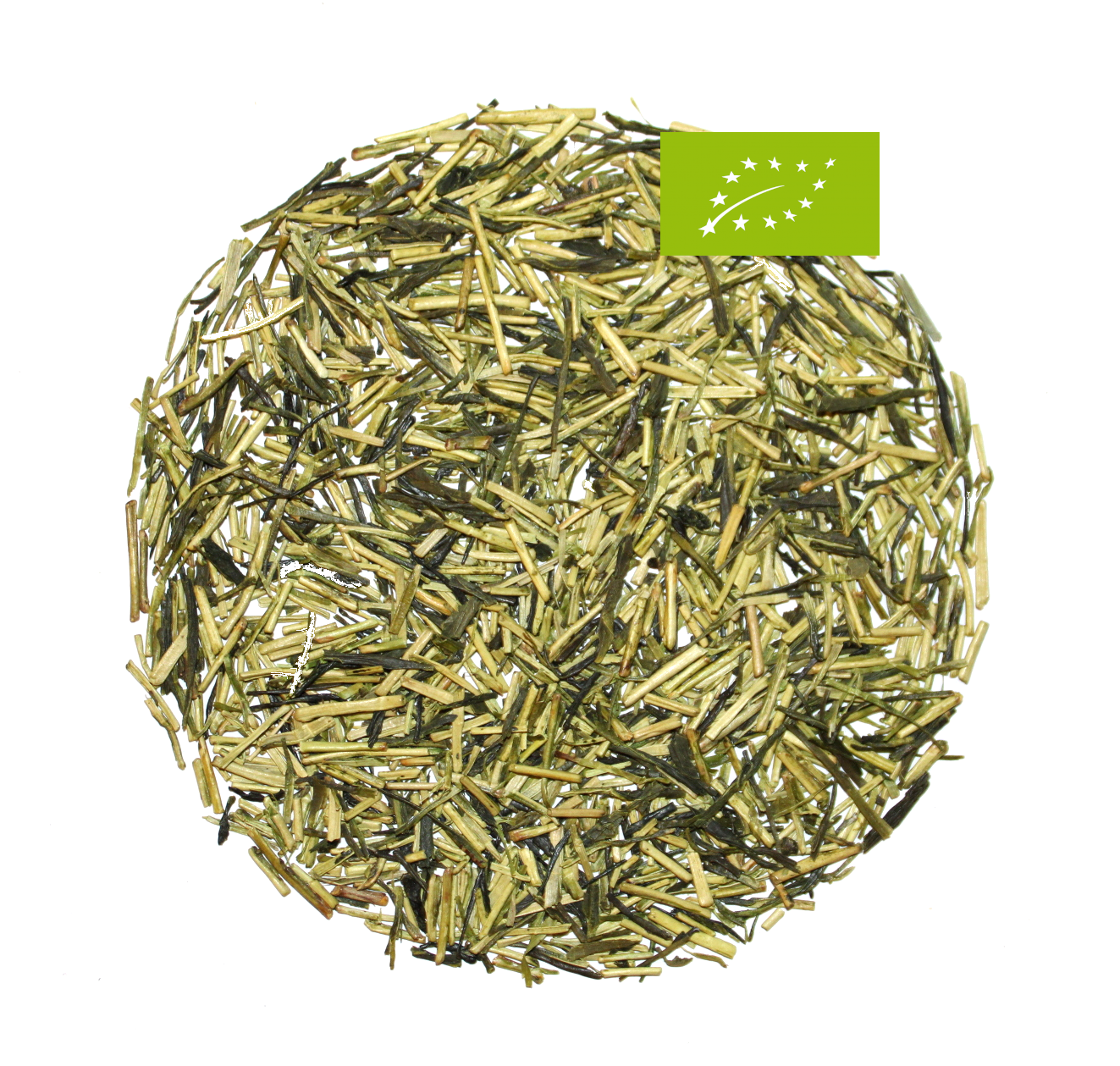 Japan Kukicha Moegi, Grüner Biotee, Ernte 2025, Präfektur Kagoshima, Stängel mit grünem, feinen Blatt, Geschmack: mild, grün, grasig