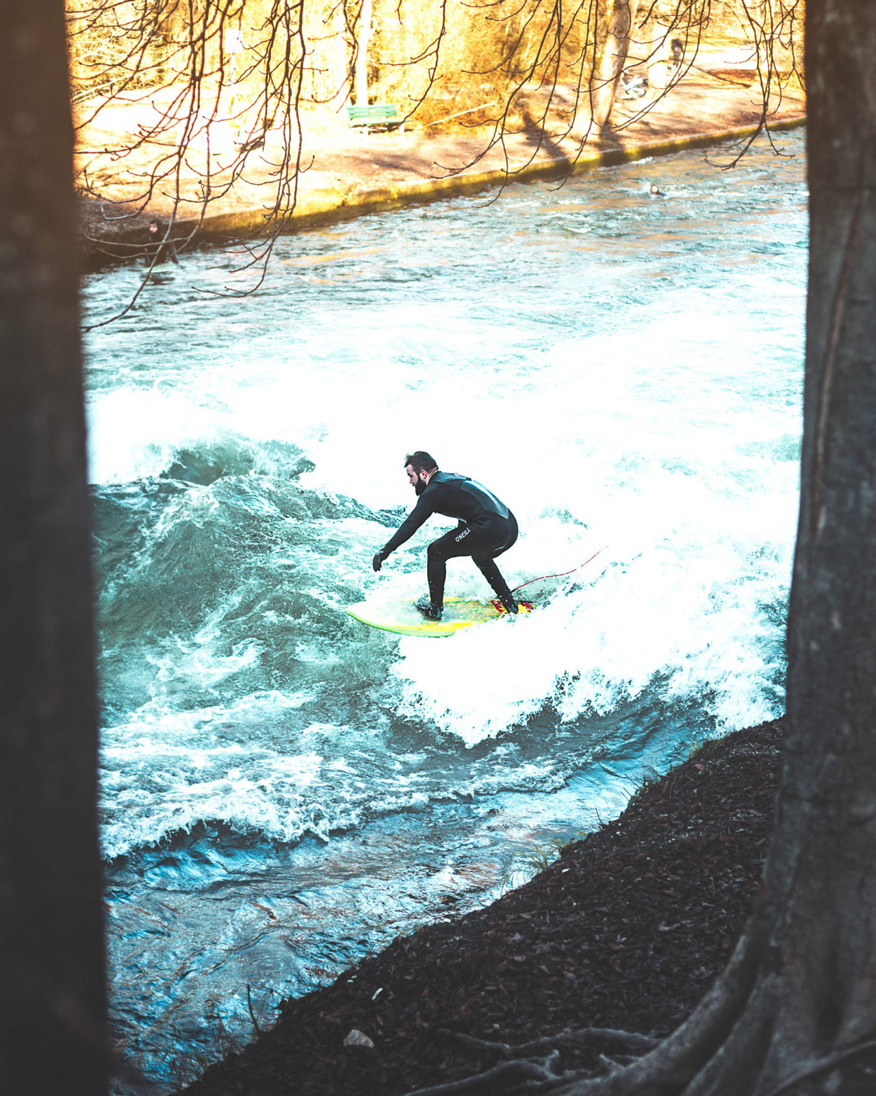 Jokisurffaus Eisbachwave