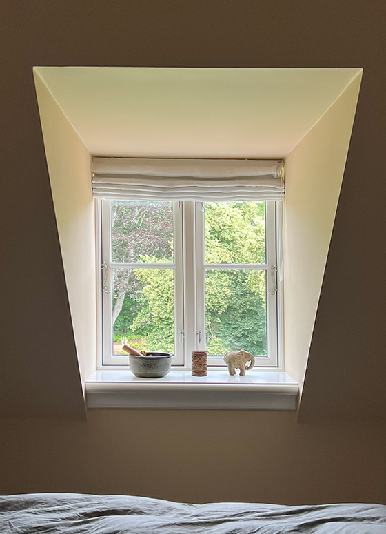 privat ombygning vindue