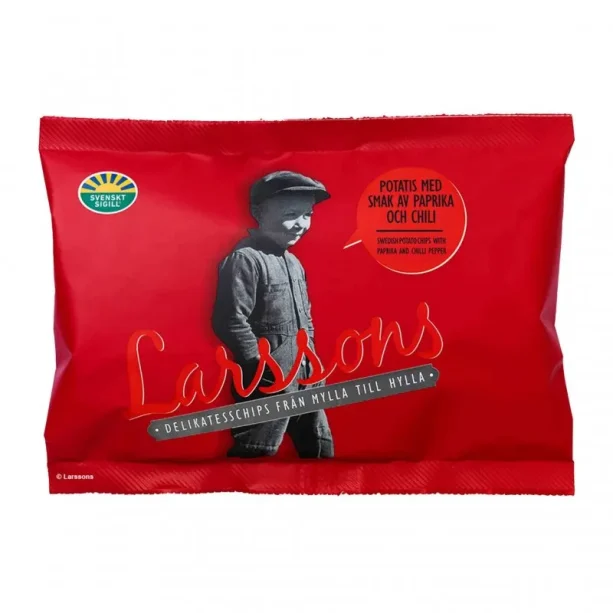 Larssons Chips Paprika Chili 45g