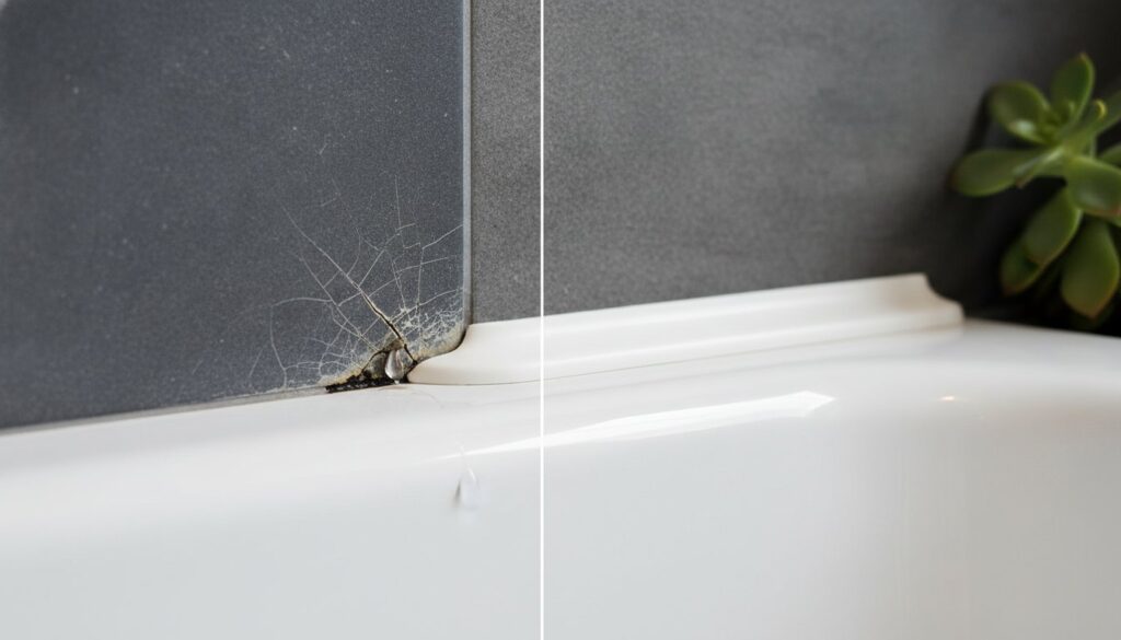 Wasserschaden durch undichte Fuge an der Badewanne: Schutz und dauerhafte Lösungen