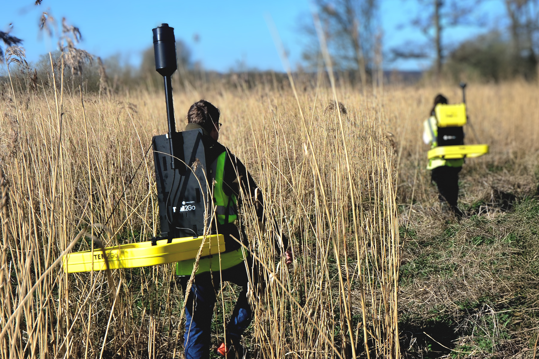 The TEM2Go backpack geophysical scanner from TEMcompany