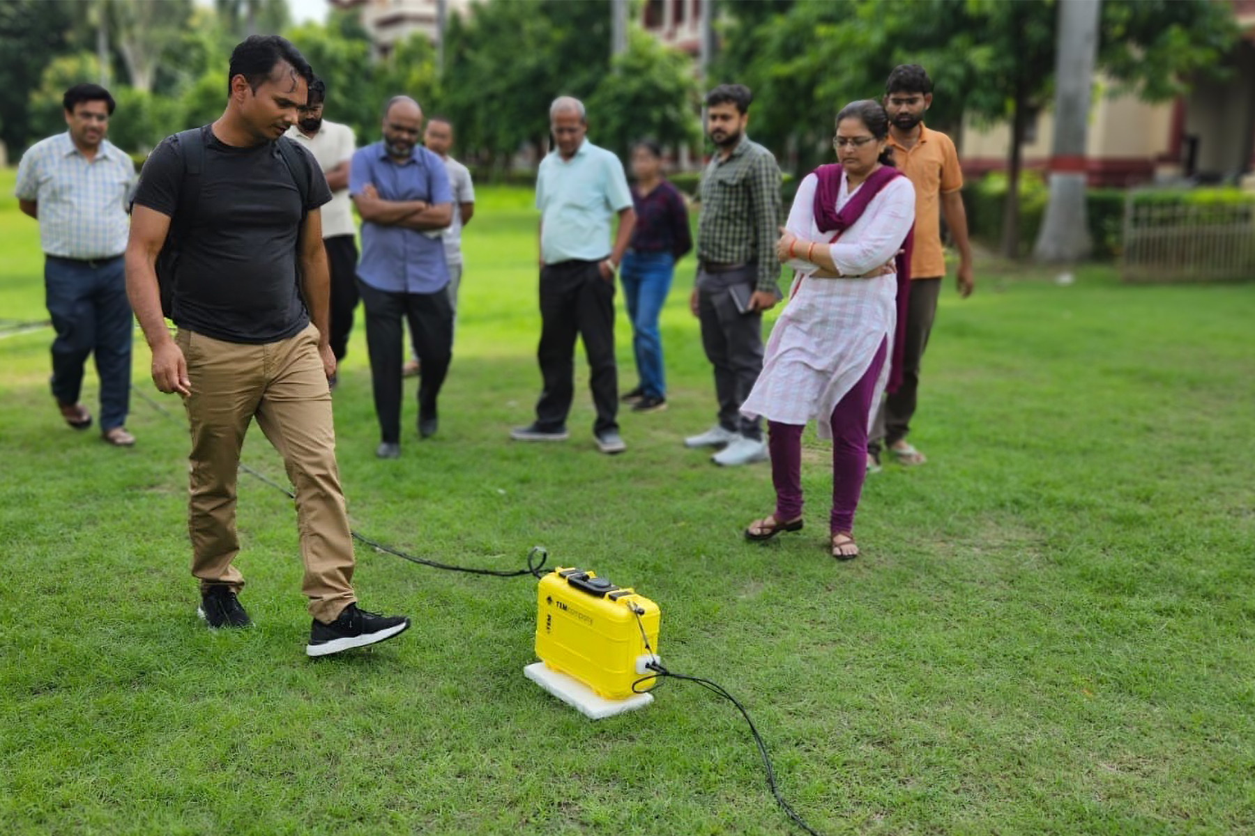 Demonstration of the TEMcompany sTEM at India Water Week