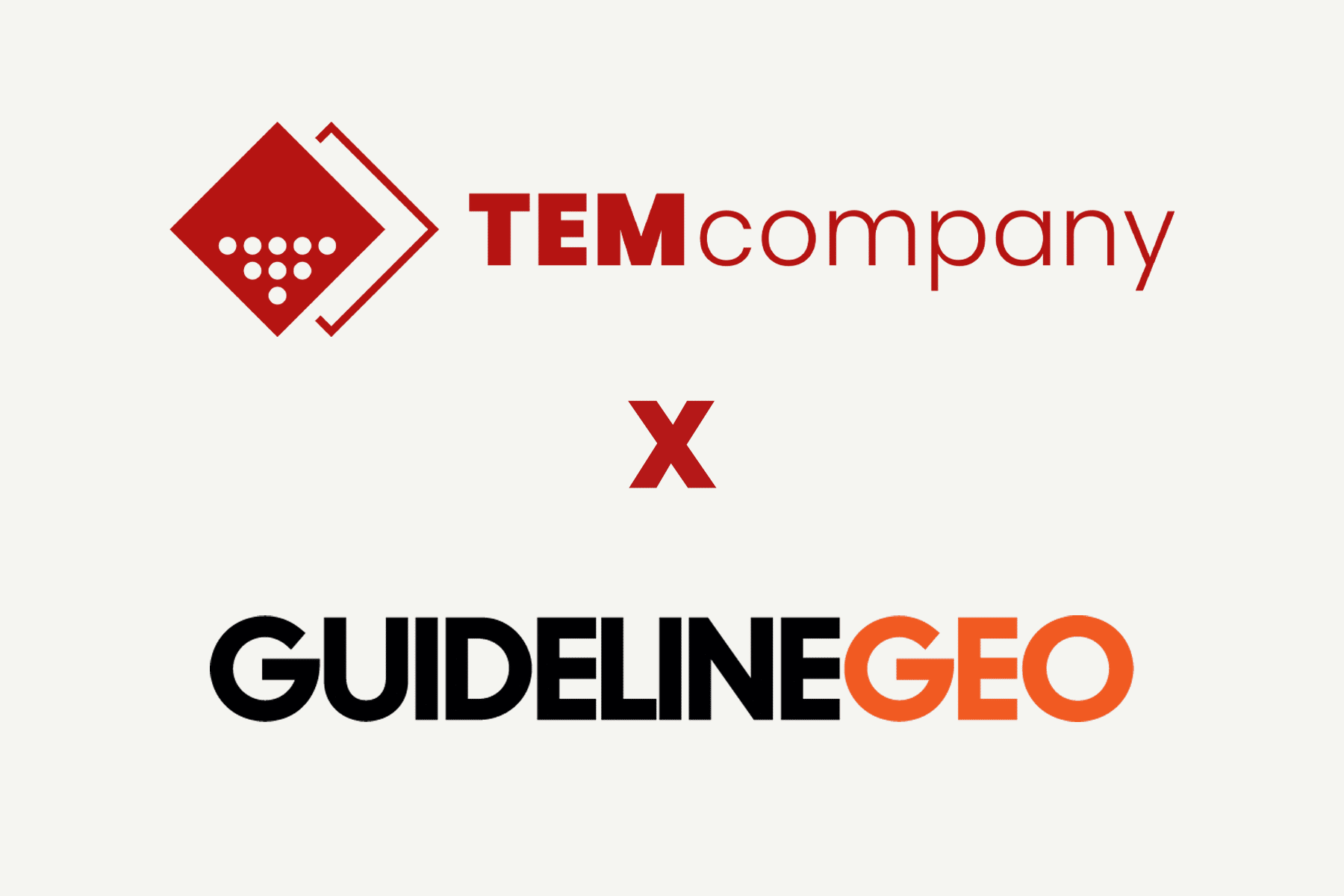 TEMcompany and Guideline GEO sign OEM agreement