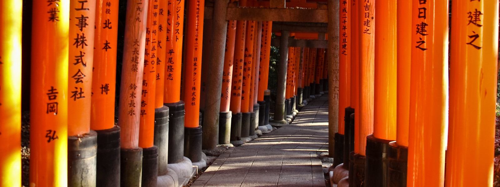 Tori gates at Fushimi Inari