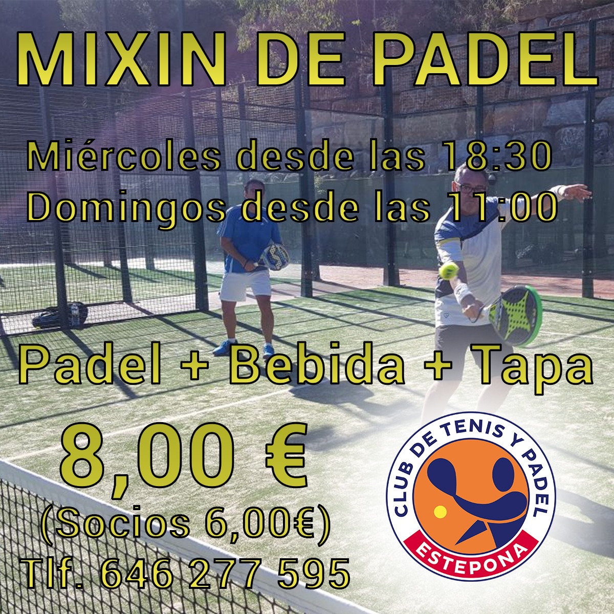 Evento Mixin de Padel