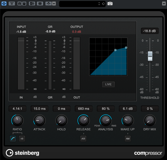 Getting your vocals to stick using compression with a slow attack and slow release