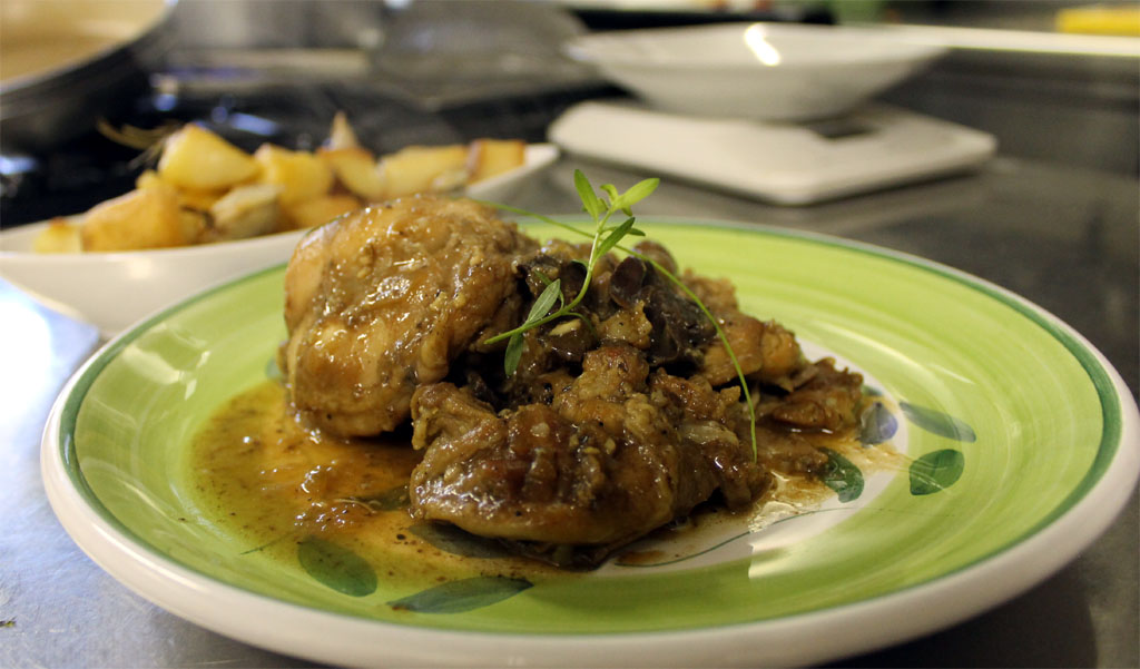 Coniglio alla Ligure - Ristorante A Ciassa - Apricale