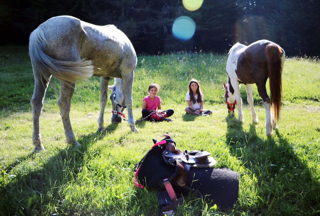 Reiten auf dem Gola di Gouta in der Nähe von Pigna